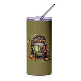 Autumn Reading Nook Tumbler, Cozy Fall Decor, Pumpkin Tumbler, Book Lover Gift, Autumn Leaves, Warm Drink Tumbler, Reader Gift, Fall Gifts - Tawshia